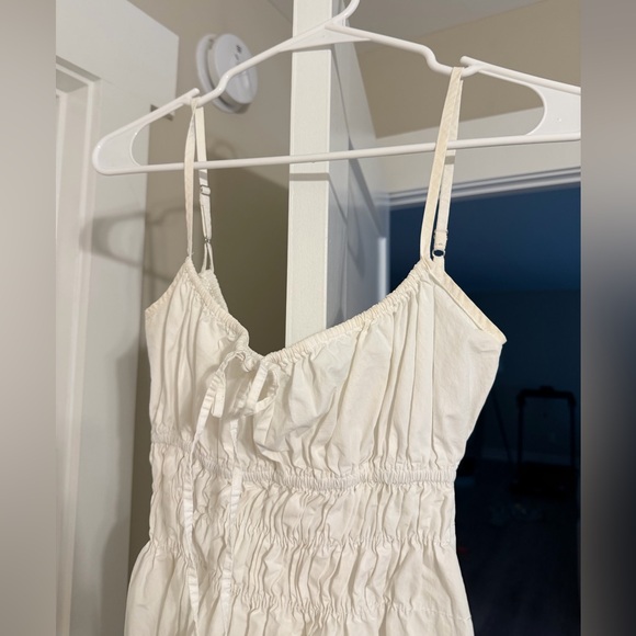 Ciao Lucia Gabriela Washed Cotton White Poplin Midi Dress XS - Picture 4 of 11